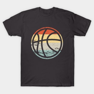 Vintage Retro Look Basketball Fan Or Player Gift T-Shirt